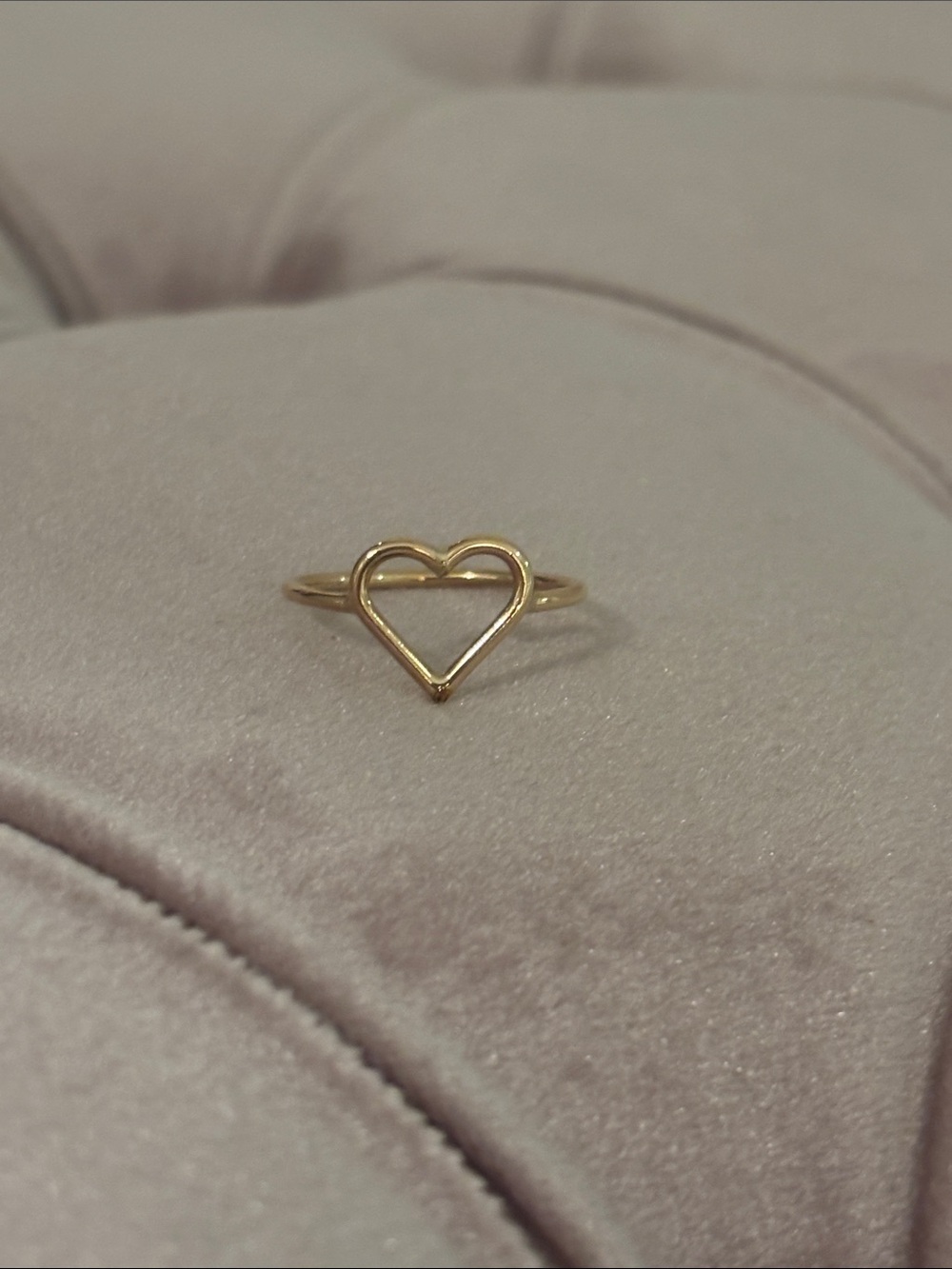 Susanne Elizabeth Delicate Open Heart Ring
